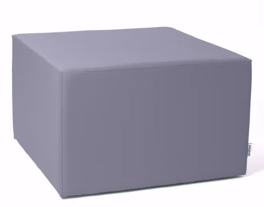 Pouf rigido 70×70 cm tavolino modello Kubo